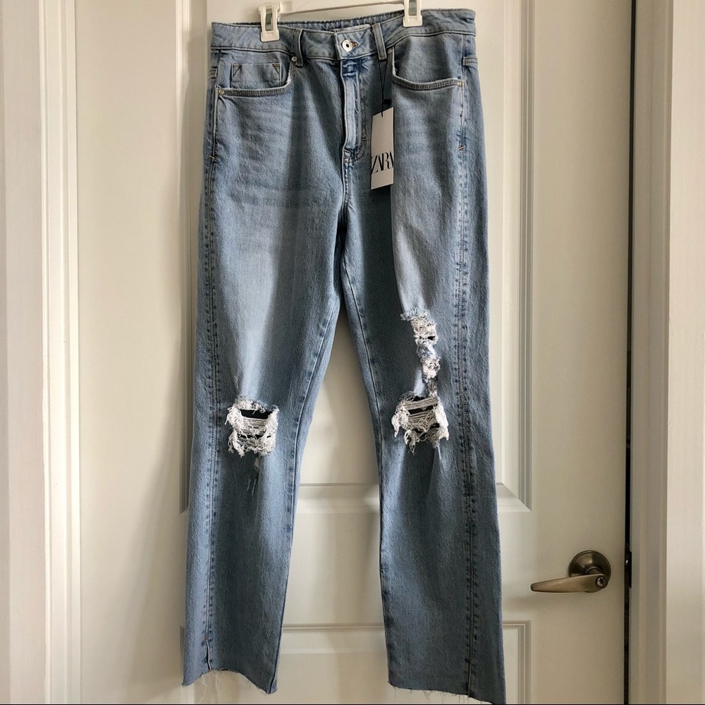 NWT Zara High Rise Slim Fit Jeans